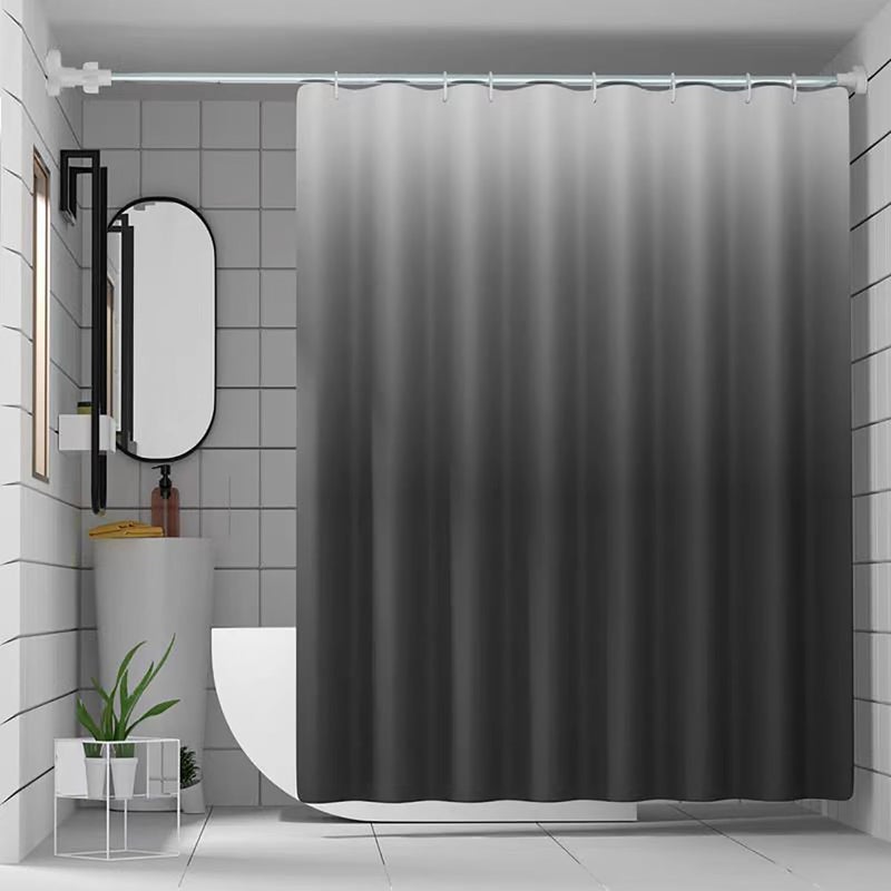 jssablo Shower Curtain Liner, 100% Waterproof Peva Shower Curtains with 3 Duty Heavy Bottom Magnets and 12 Rust Proof Grommets, 72x72 Weighted Shower Liner for Shower Stall, Bathtubs - Image 1
